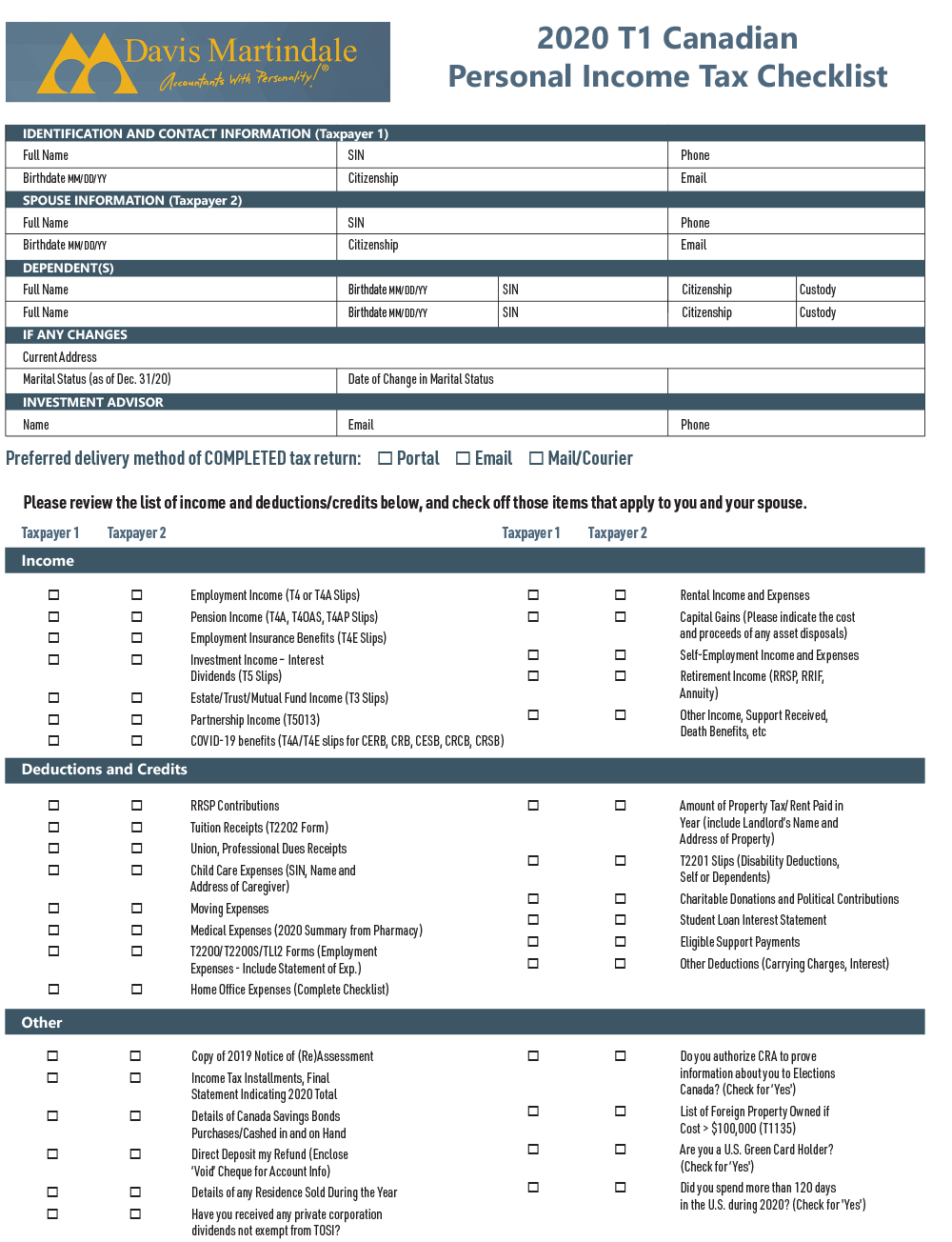 2020-canadian-personal-income-tax-checklist-davis-martindale