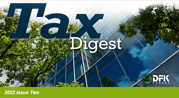 DFK Tax Digest - 2022 Issue Two