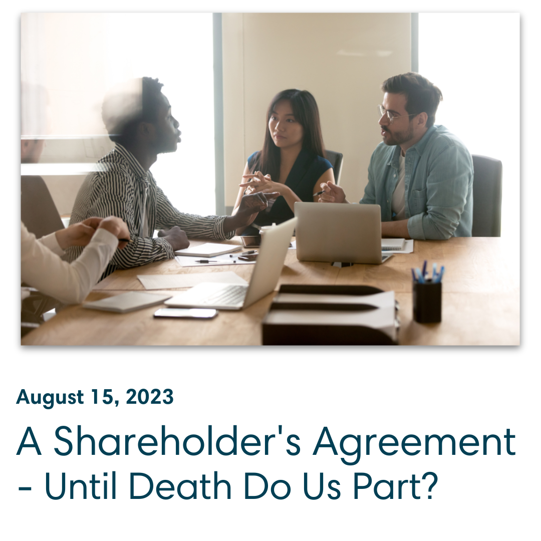 A Shareholder Dispute: Till Death Do We Part?